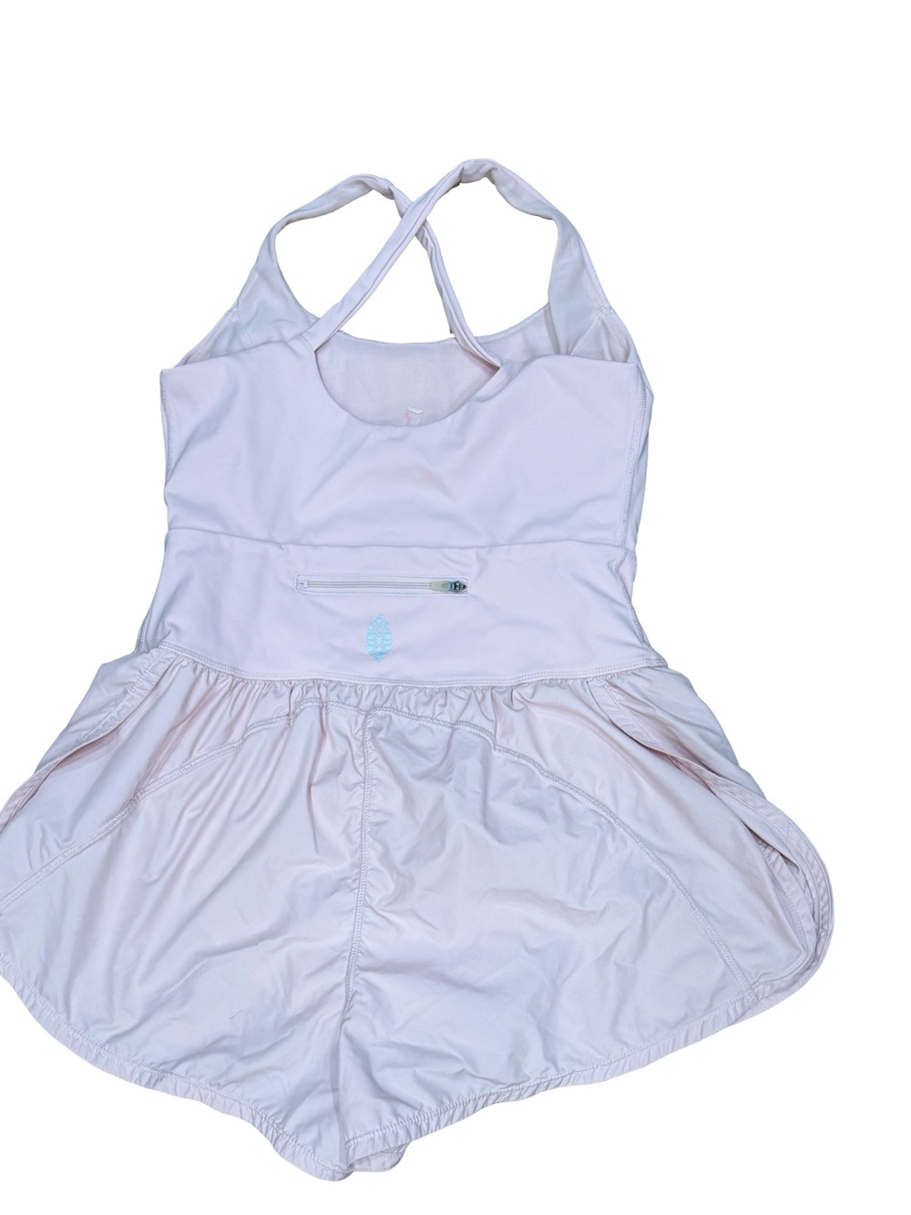 ๐ธ Free People Movement Righteous Runsie Rose Water Activewear Romper Size M - Picture 8 of 12